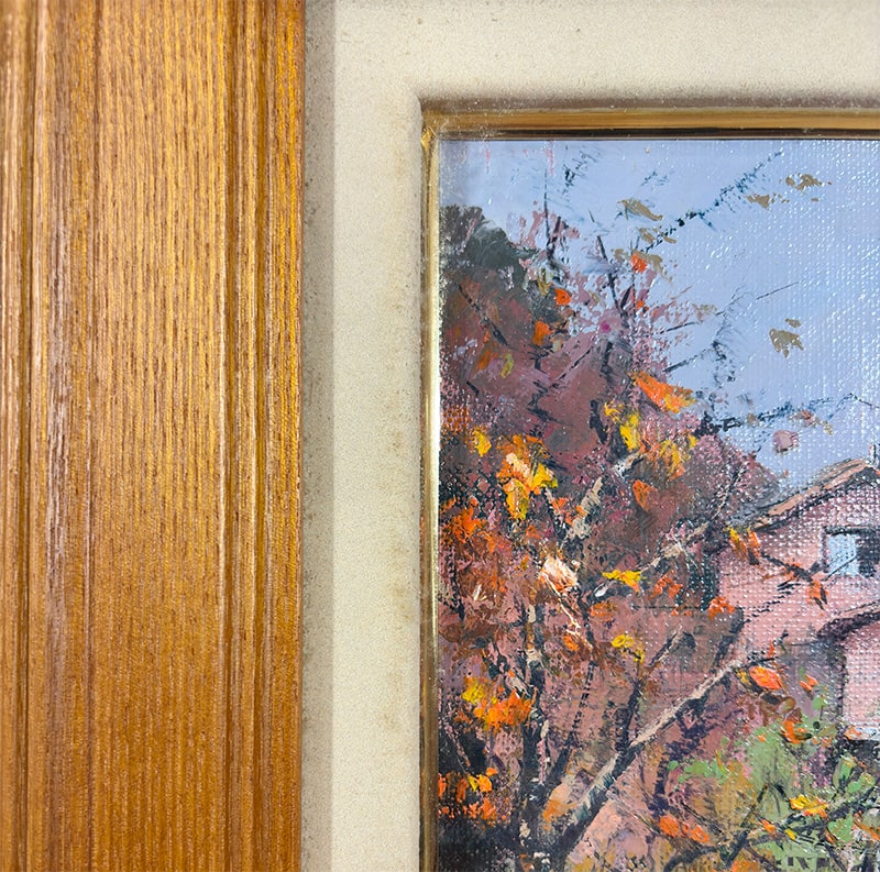 出雲の秋 [立久恵峡]｜額（油彩・F3号）｜新・古美術 高美堂（こう