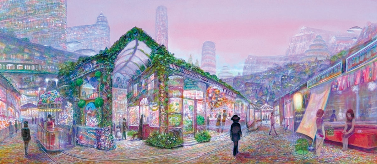 井上直久展イベント情報【作家来館&ギャラリーツアー&ライブペイン