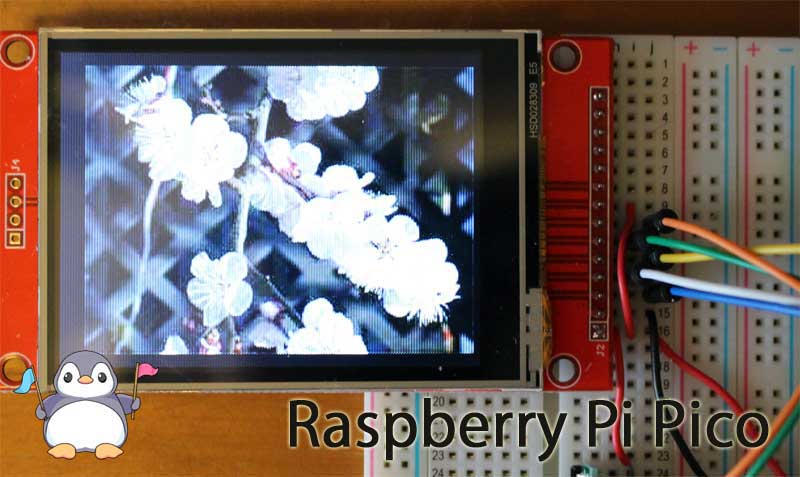 ILI9341搭載MSP2807にPicoで画像表示 | 電子工作 プログラム