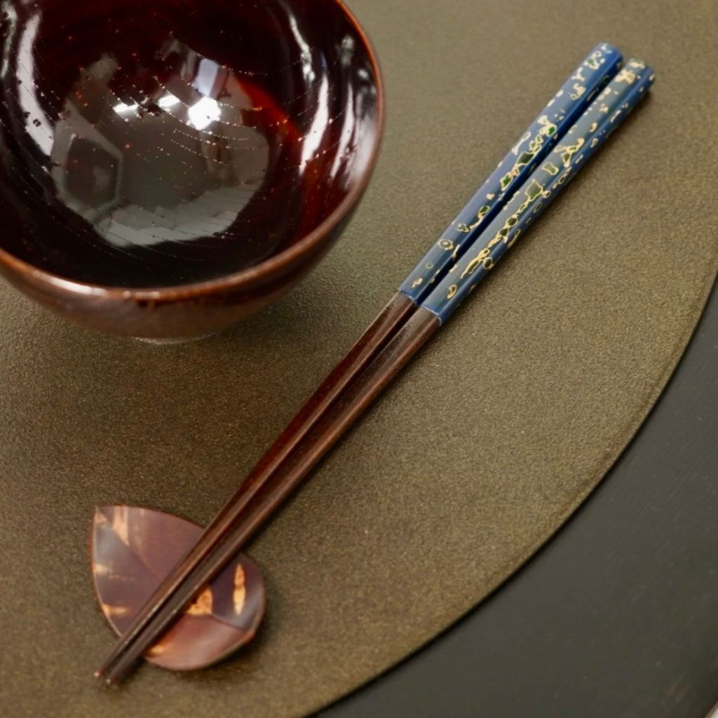 津軽 唐塗 半塗箸 23.5cm – 漆器 高翆