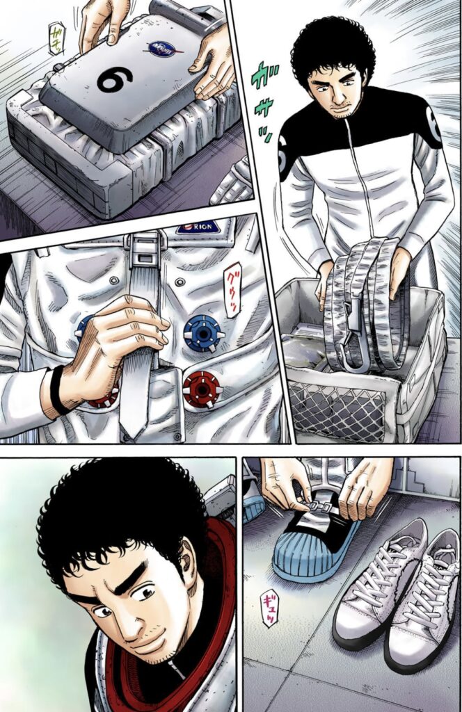 ムッタとヒビトの月面宇宙服を再現したブックスタンドが発売！ 宇宙服