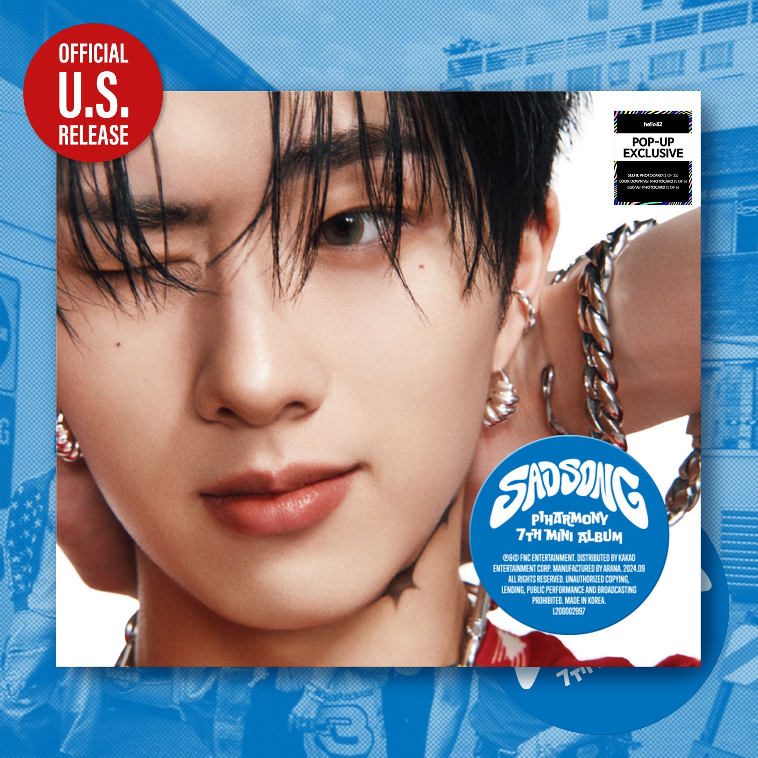 P1Harmony - 7th Mini-Album 'Sad Song' (Digipak Version) (hello82