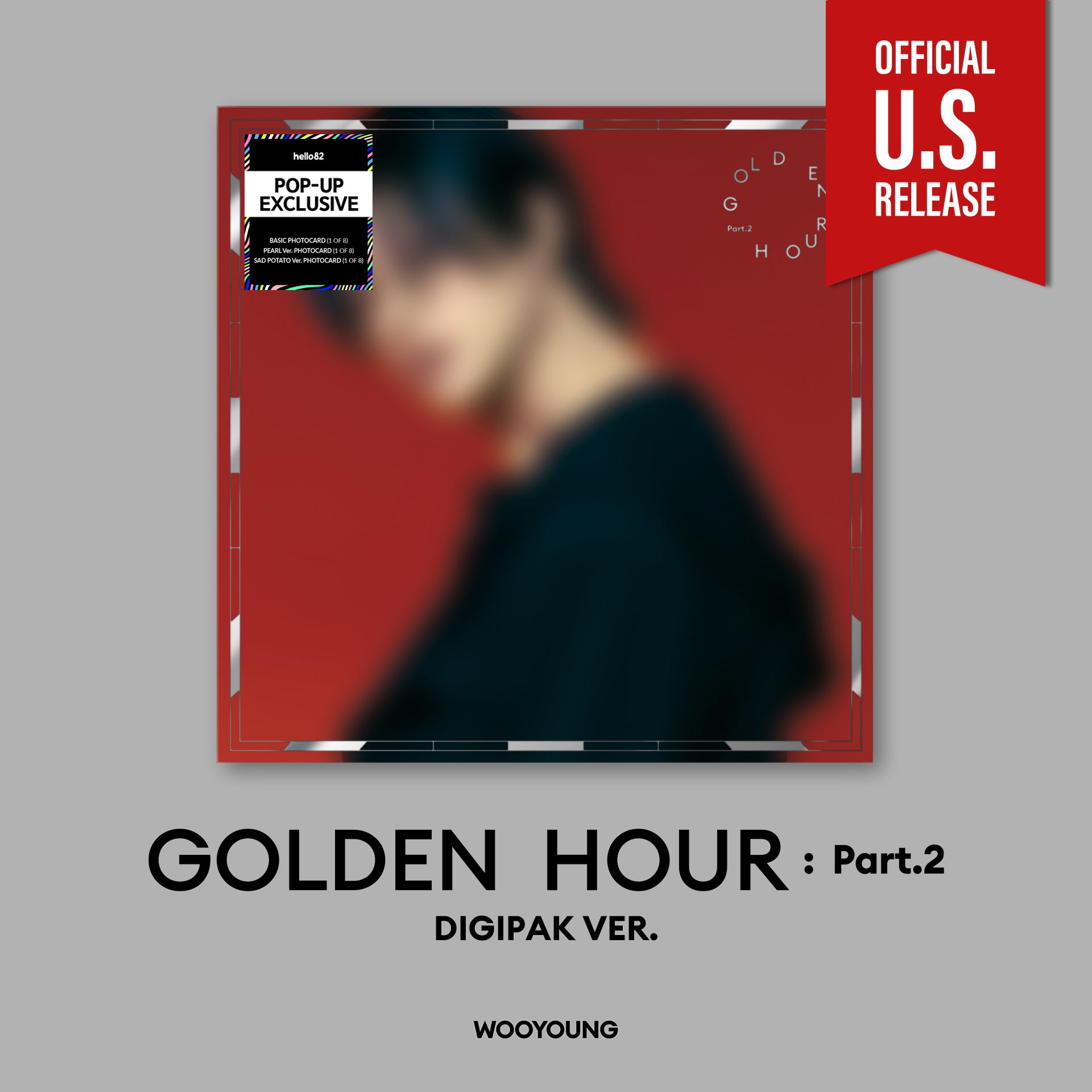 ATEEZ 에이티즈 - 'GOLDEN HOUR : Part 2' (Digipak Version) (US Pop