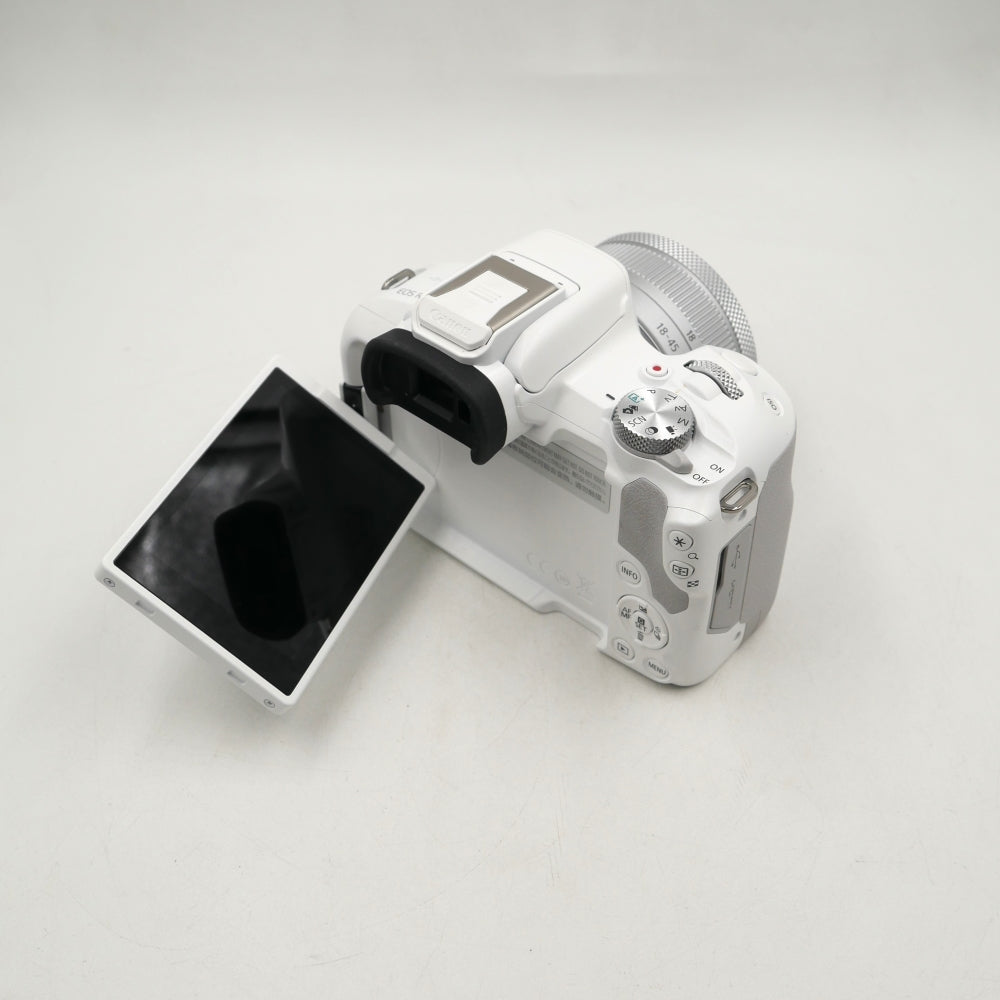 Canon EOS R50 Mirrorless Camera with 18-45mm Lens | White **OPEN BOX**