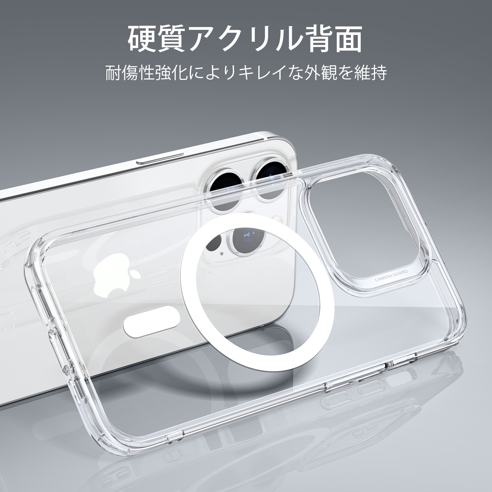 ESR Classic Hybrid Case with HaloLock for iPhone 14 Pro – ナイコム