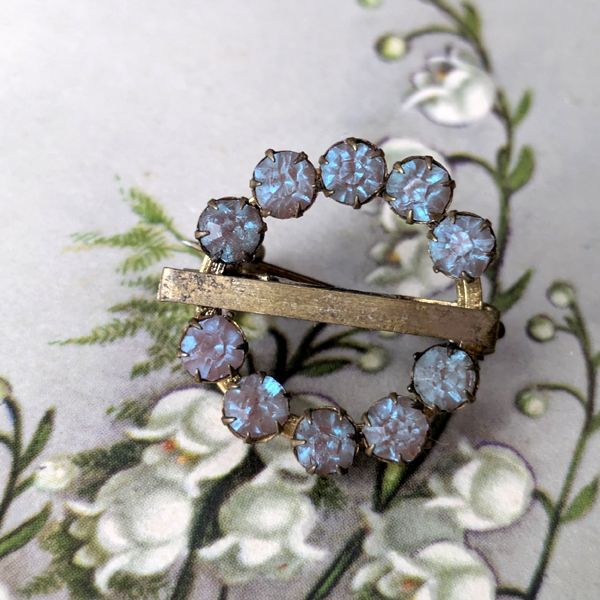 サフィレットのサークルブローチ - アンティーク k-nuts