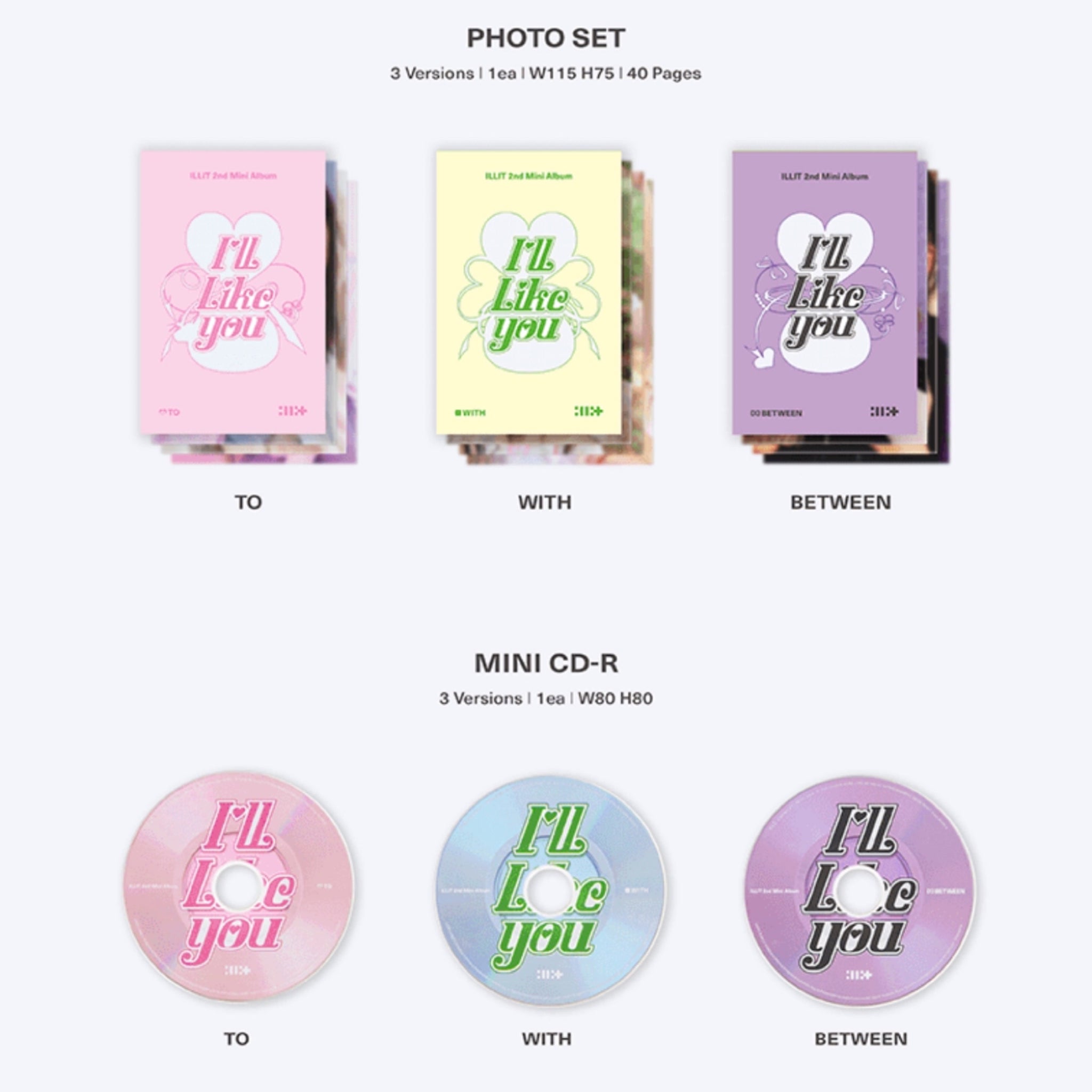 ILLIT - I'LL LIKE YOU 2nd Mini Album (GLLIT Ver) – K-STAR