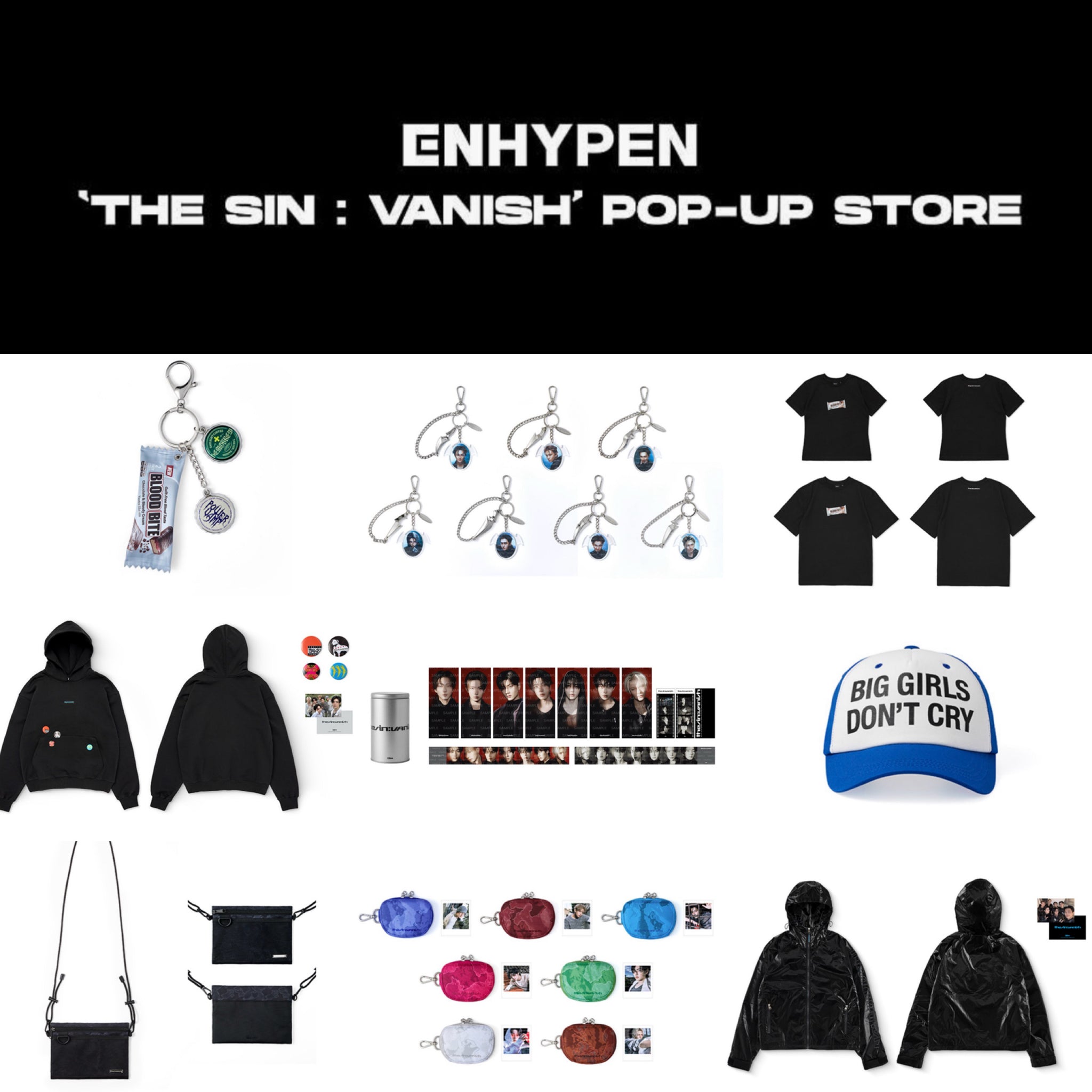 ENHYPEN THE SIN : VANISH Pop Up Store Official MD – K-STAR