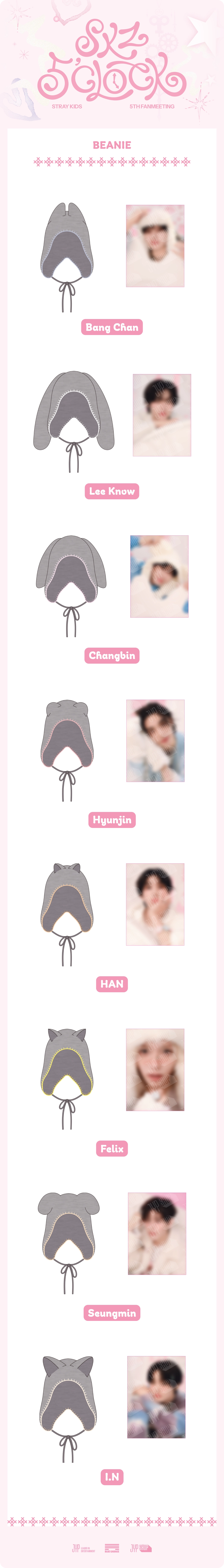 STRAY KIDS - [SKZ 5'CLOCK MD] BEANIE – K Stars