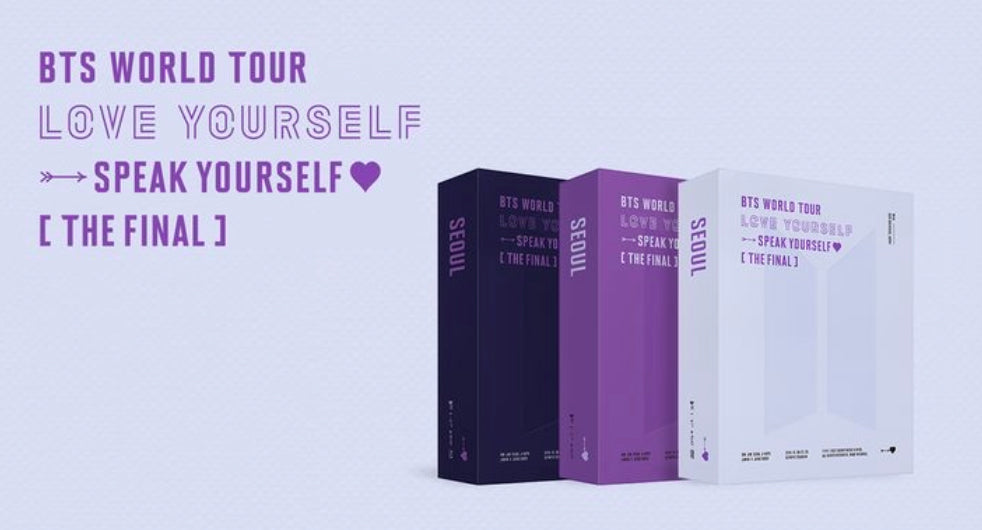 BTS World Tour: â€˜Love Yourselfâ€™ : Speak Yourself The Final DVD