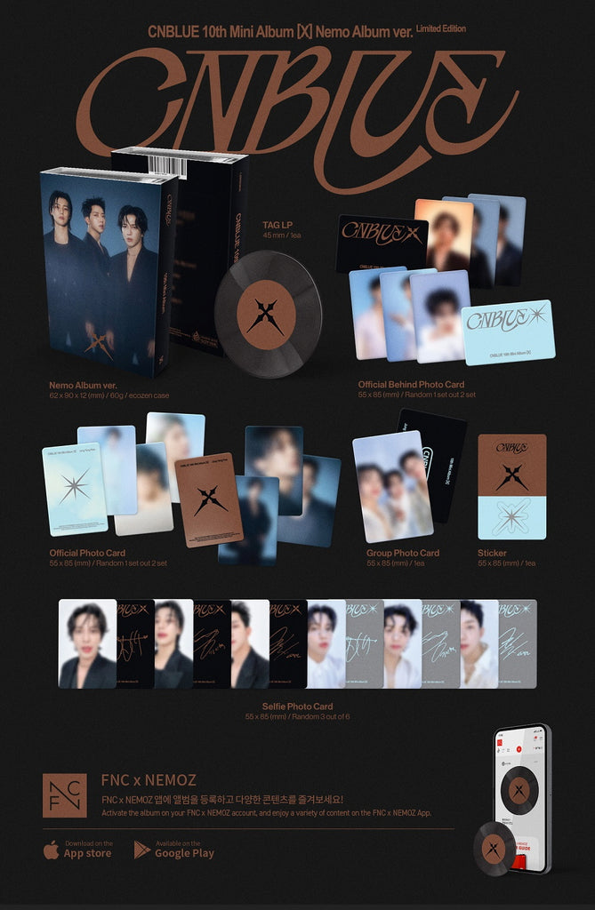 CNBLUE - 10th Mini Album X Nemo Album version – KPOP MARKET