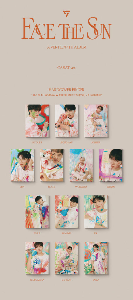SEVENTEEN - Face the Sun [CARAT ver.] 4th Album+Free Gift – KPOP