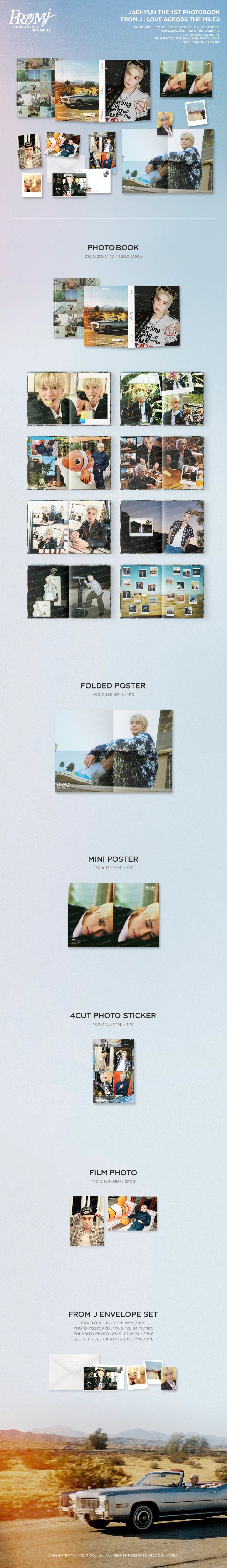 JAEHYUN - FROM J : LOVE ACROSS THE MILES [1st Photobook] - K PLACE