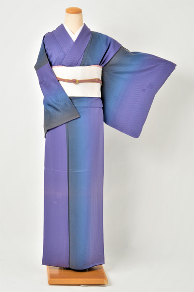 訪問着［紫のグラデーション］｜着物レンタルあき (来店着付け無料