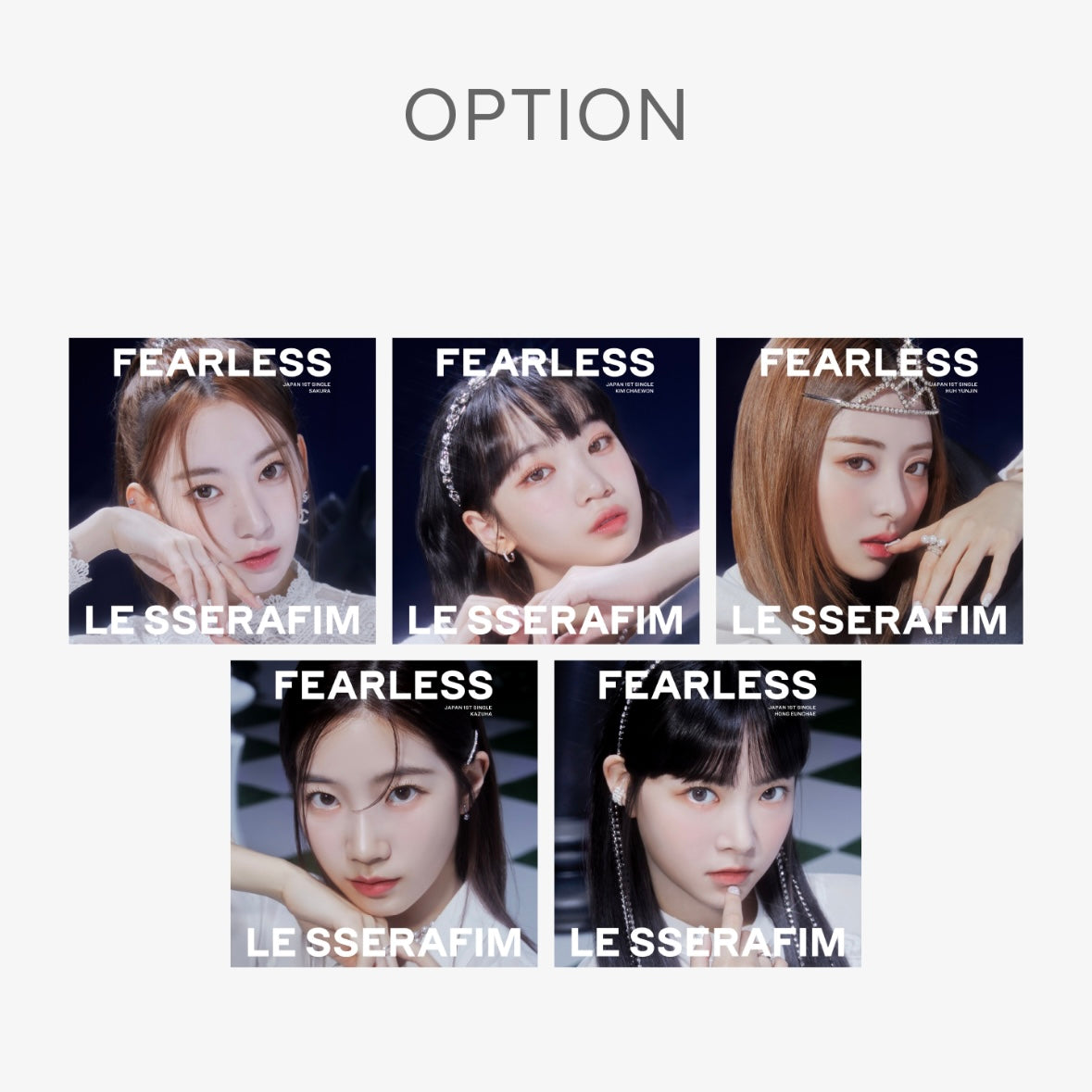 LE SSERAFIM] Fearless : Japan Edition – krmerch