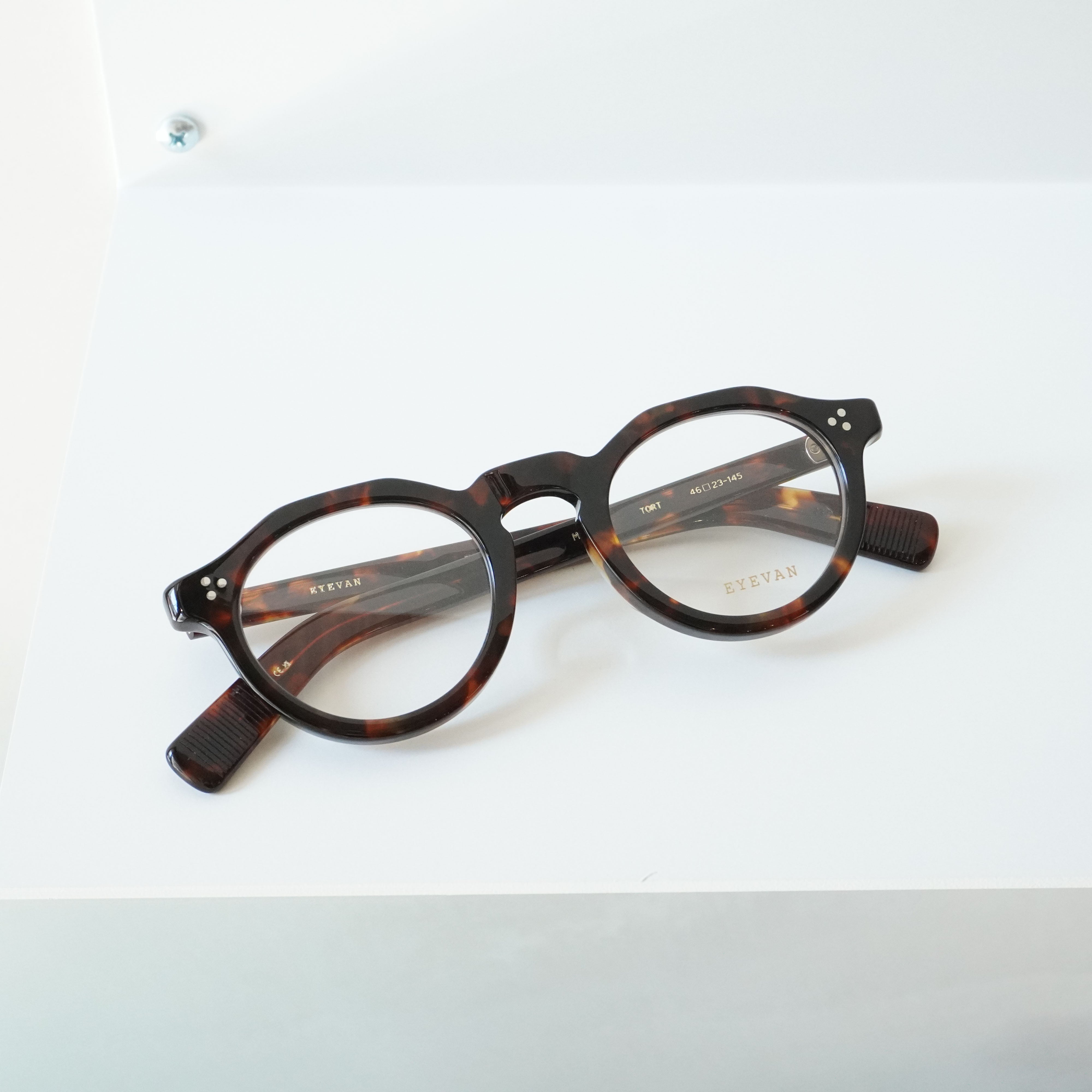 EYEVAN アイヴァン / MASON 46 / TORT (TORTOISE) / メガネ – KRANC