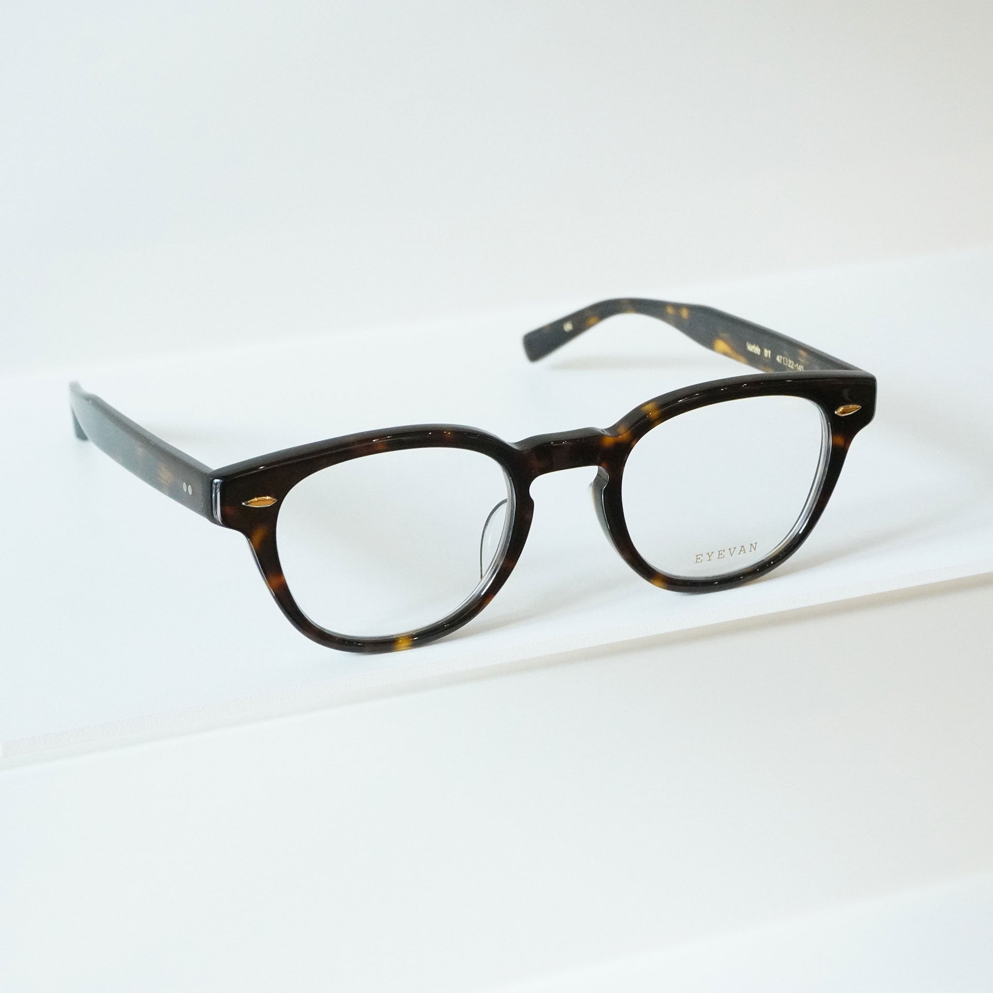 EYEVAN アイヴァン / WEBB 47 / DT (DARK TORTOISE) / メガネ – KRANC