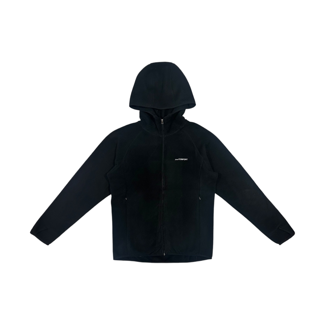 W) 지초이 플리스 집 후드 블랙 | Jichoi | KREAM