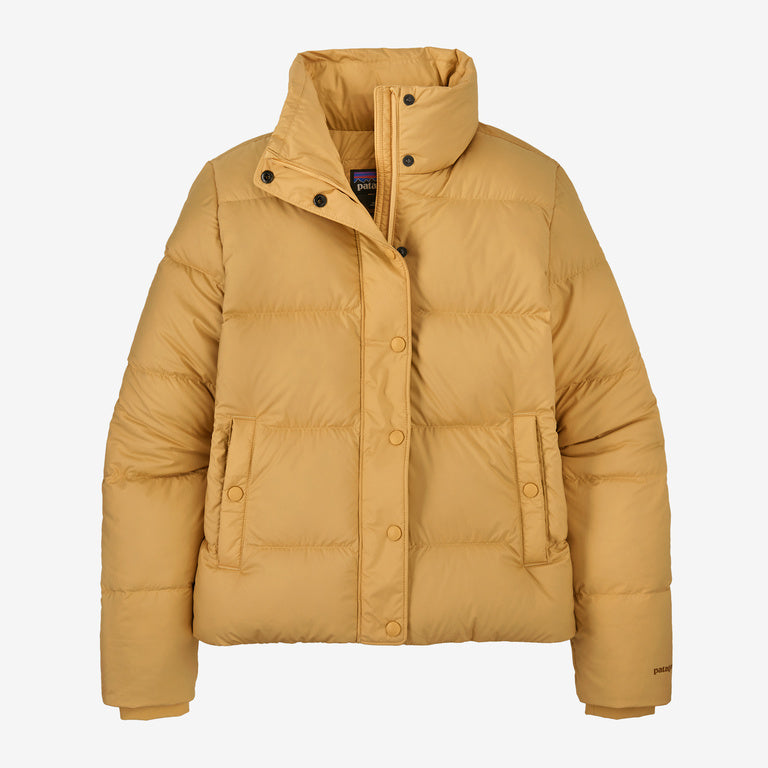 Patagonia Women's Silent Down Jacket - Beeswax Tan | Krizia Martin