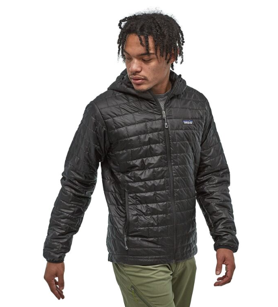 Patagonia Men's Nano Puff® Hoody - Black | Krizia Martin