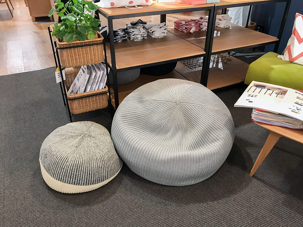 IDEEのPUUF(イデープーフ）を無印でお安く♪人をダメにするソファとの