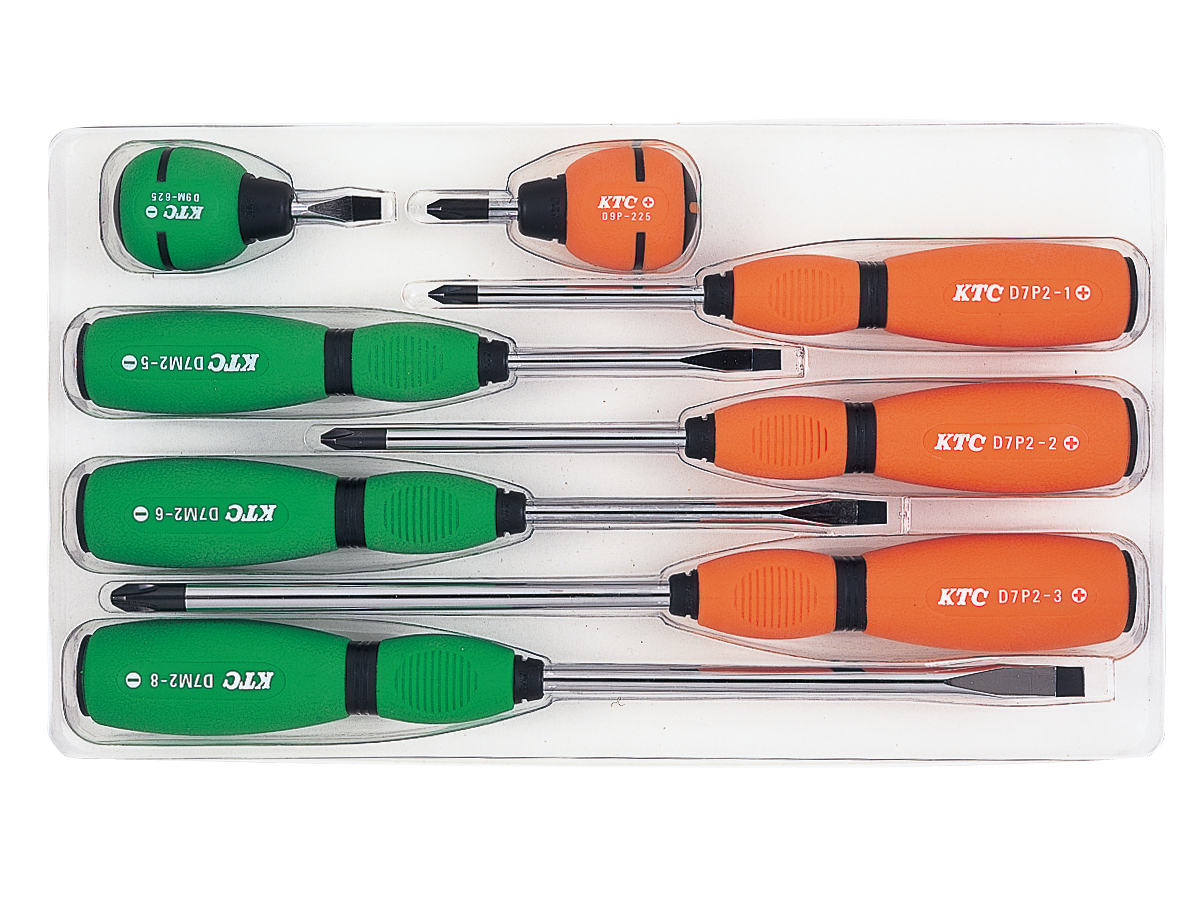 ソフトドライバセット貫通タイプ[8本組] | KTCツールオフィシャルサイト