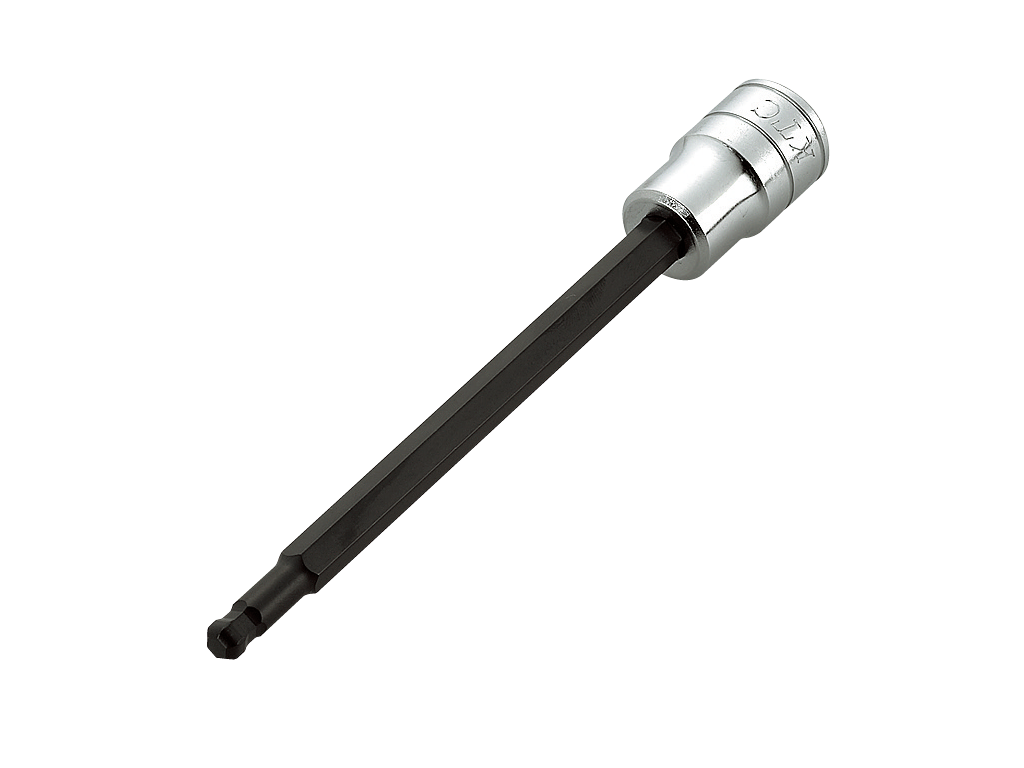 9.5sq.ロングボールポイントヘキサゴンビットソケット インチサイズ