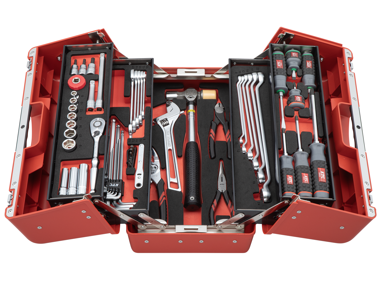 2026SKセール限定品】9.5sq.両開き樹脂ケースセット[56点] | KTC