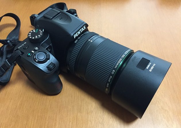 PENTAX K-70に望遠ズームレンズ『HD PENTAX-DA 55-300mmF4.5-6.3ED PLM