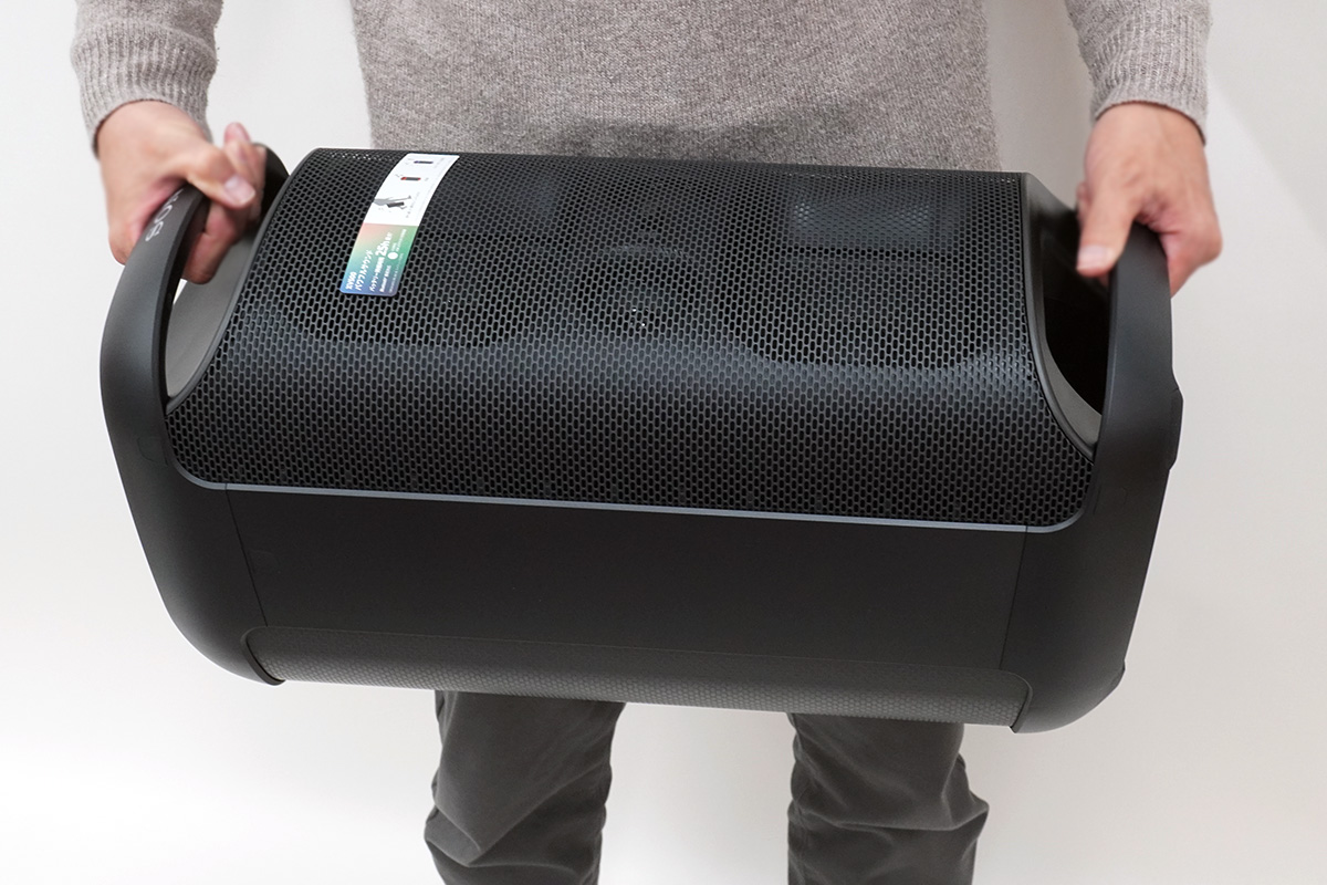 重量わずか！？11.2kgのワイヤレスポータブルスピーカー「SRS-XV500