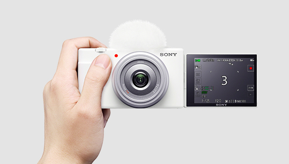 超広角20mm F2.0、1.0型センサーを搭載したVlogカメラ VLOGCAM「ZV-1F