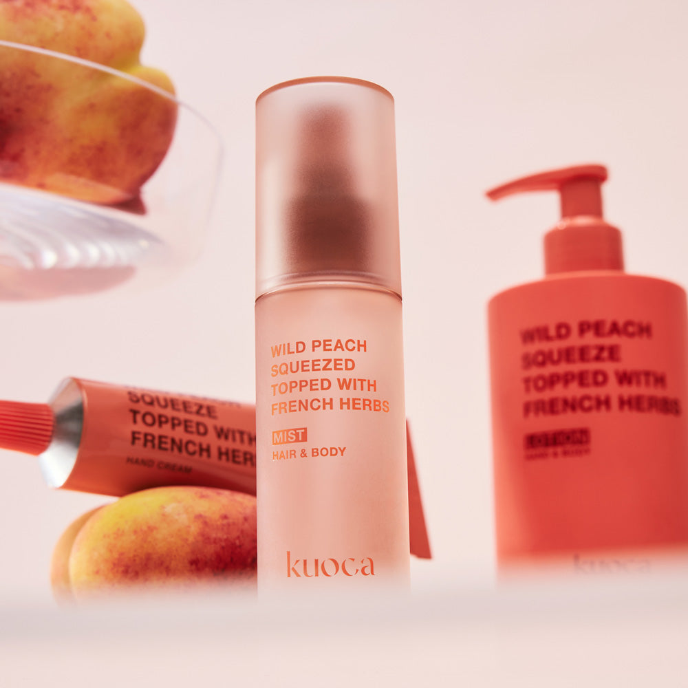 WILD PEACH FRAGRANCE MIST | kuoca(クオカ) 日本公式オンラインストア