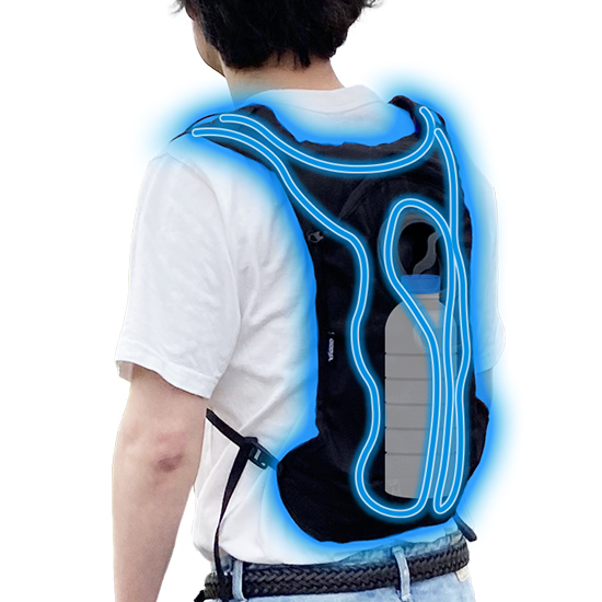 山真 水冷服 アイスマンベストICM2-BLV-SETバッテリーセット