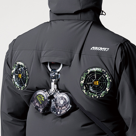 バートルエアークラフトベストAC2034ファンバッテリーセット