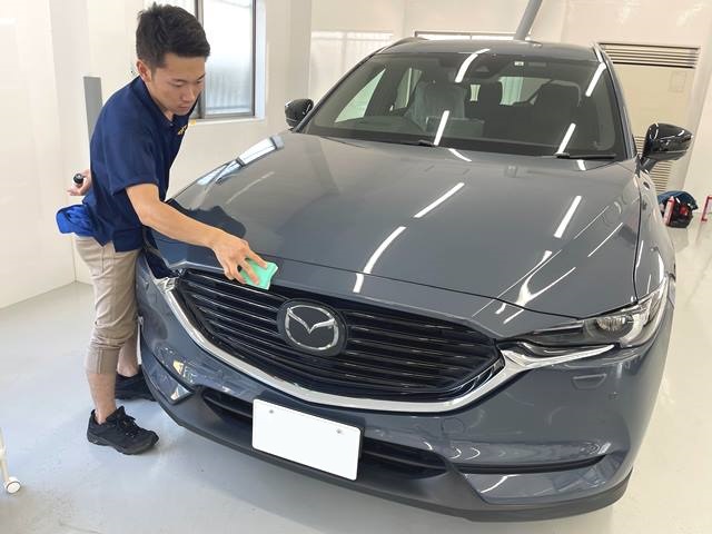 マツダ・CX-8】鏡面研磨とエコダイヤキーパー・プレミアム施工で新車