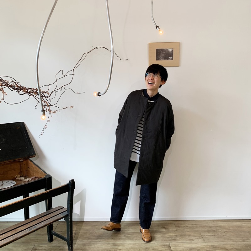 きれいめすぎずモコモコしすぎない「evam eva」の中綿コート | 暮らし