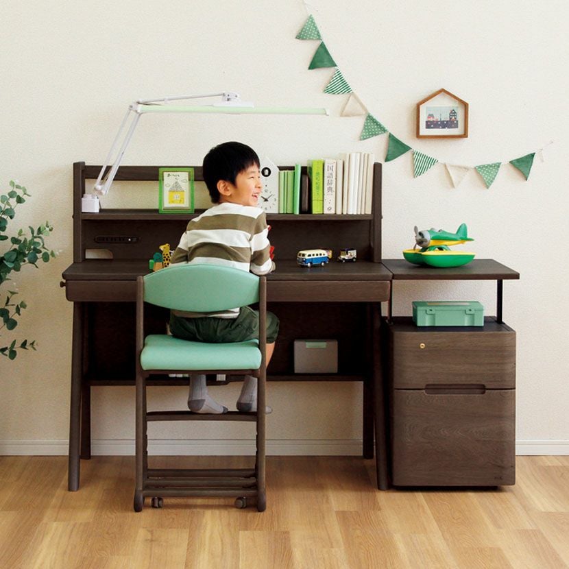 設置無料】幅110cm 浜本工芸 学習机 No.09 日本製 天然木 無垢材 ナラ