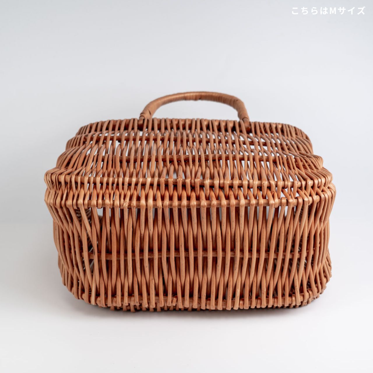 ラトビアの工房で作るハンドメイドかご | 柳のかごバッグ S