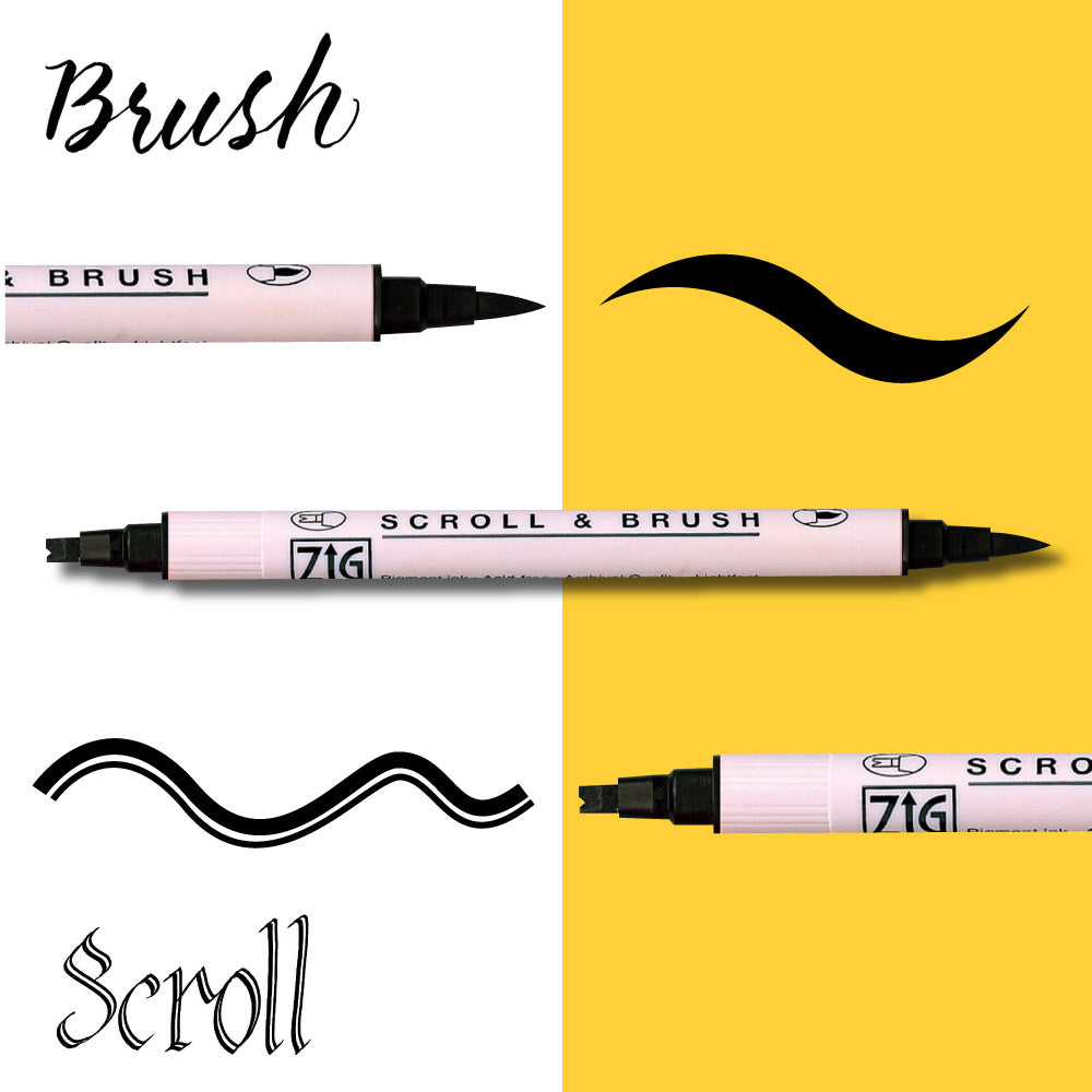 ブラックツインマーカーセット/4本セット (MSTC-4VBK)