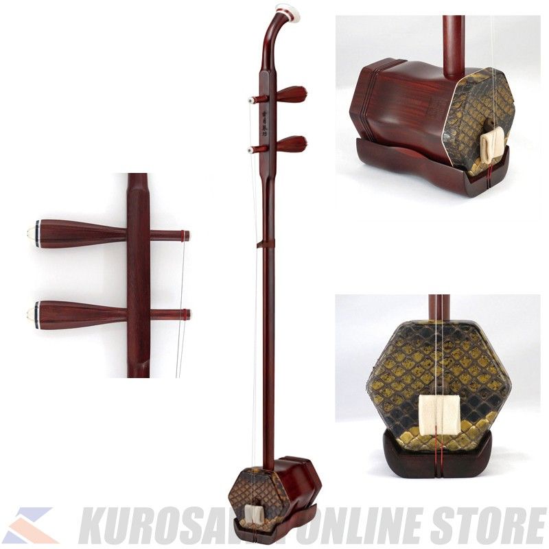 その他 中国二胡 ER-3700 アフリカ小葉紫檀 卜廣軍謹製 