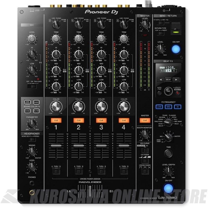 DJM-750MK2 4chパフォーマンスDJミキサー | 【クロサワ楽器店