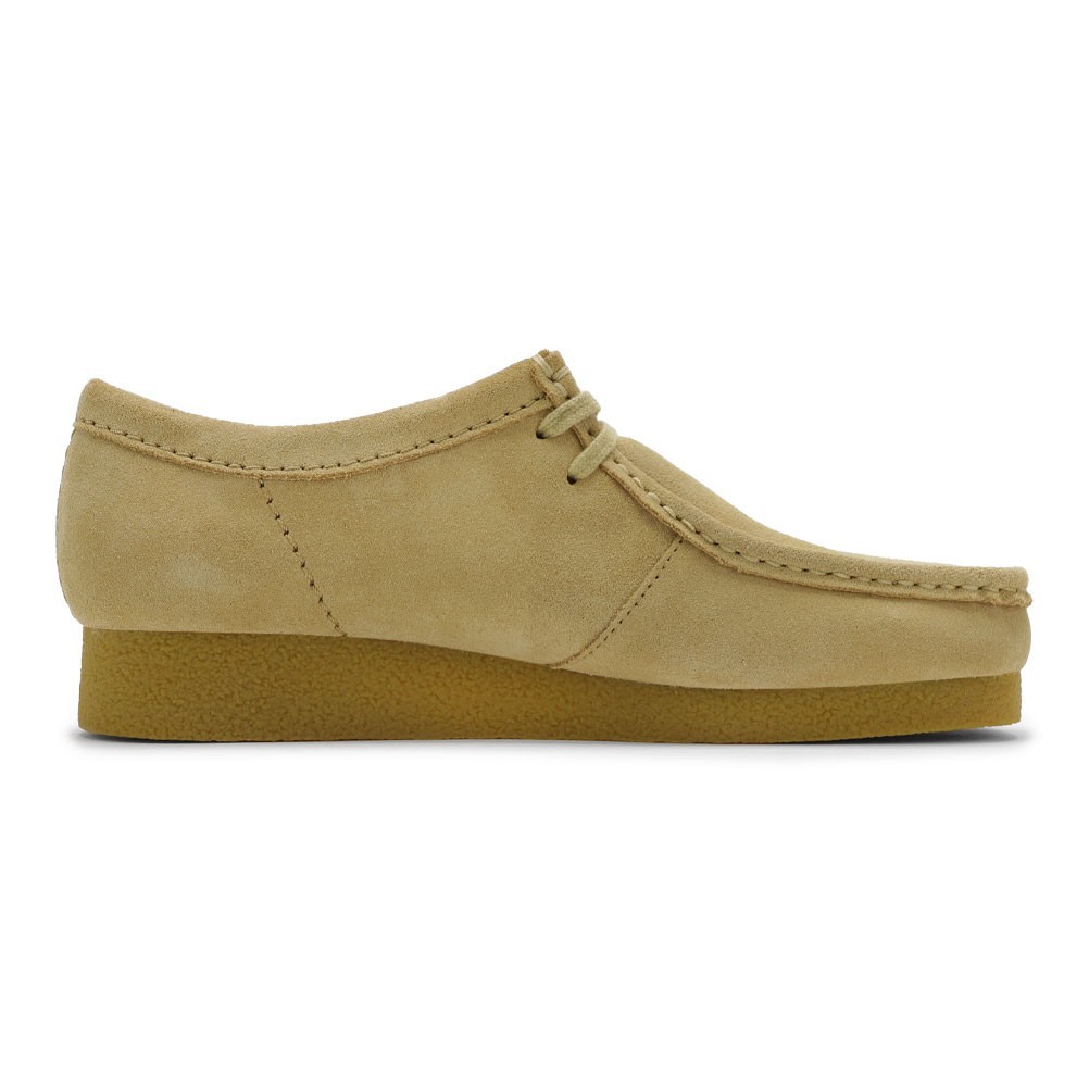 Clarks クラークス WallabeeEVO WP ライトベージュ レディース | 靴