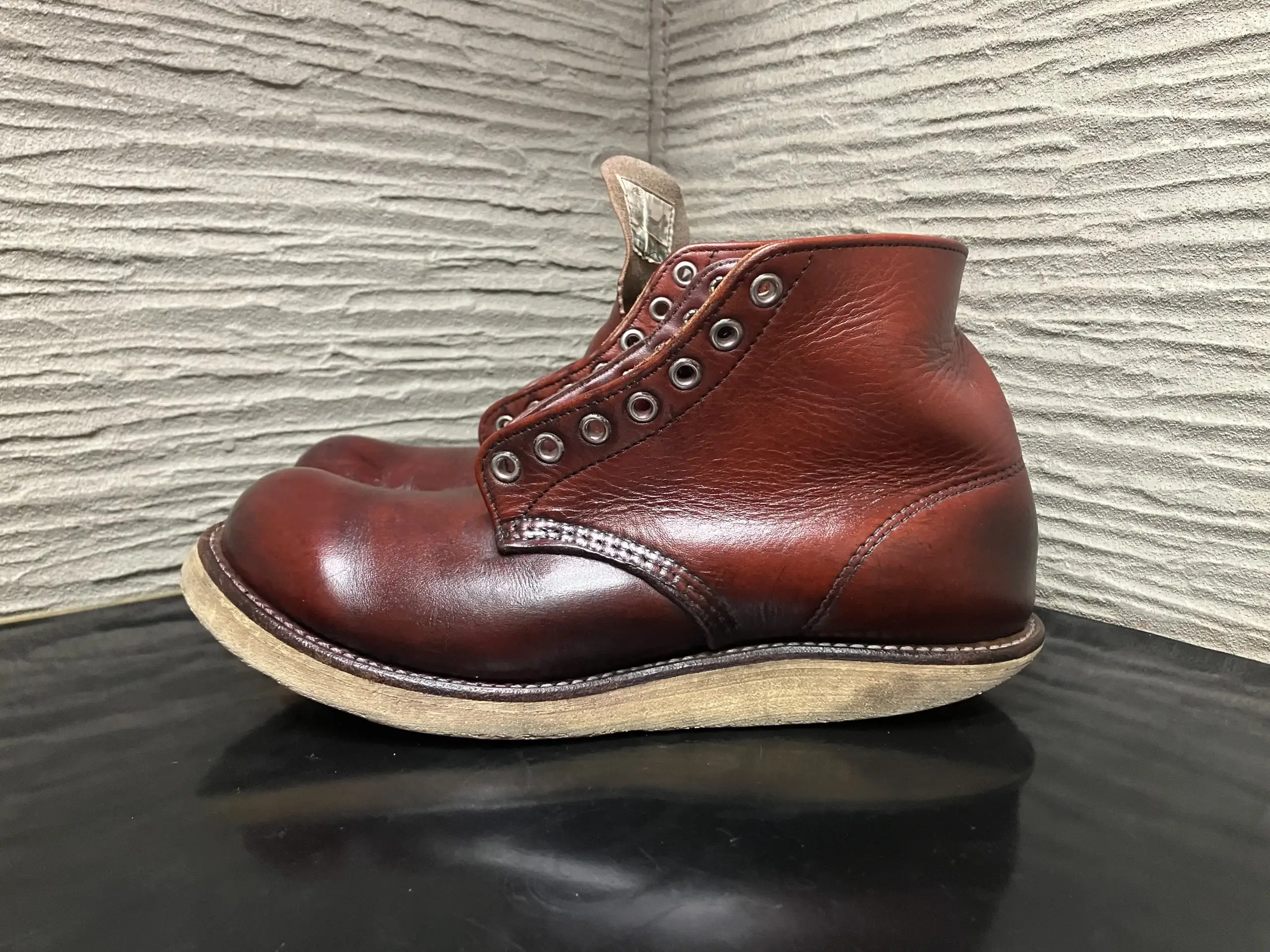 1998年製 RED WING 8166 裏スクエア犬タグ エイジング&メンテ記録 | 靴