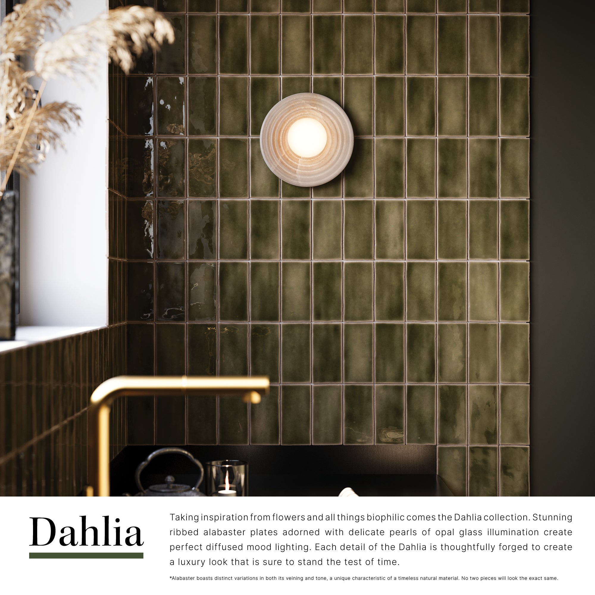 Dahlia 6-in Wall/Vanity Light – Kuzco Lighting
