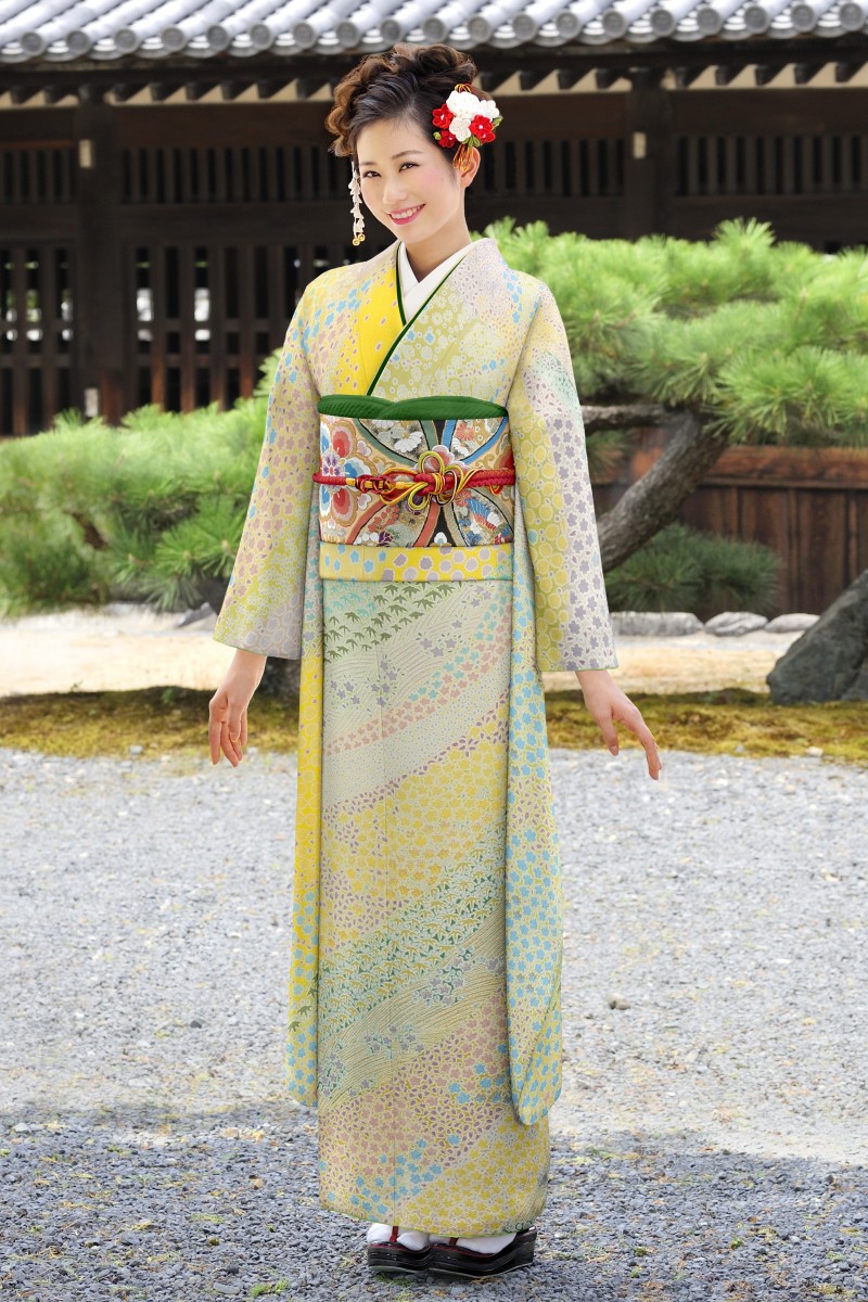 80152】絞りおぼろ染｜成人式の高級振袖レンタルは京都逸品館へ