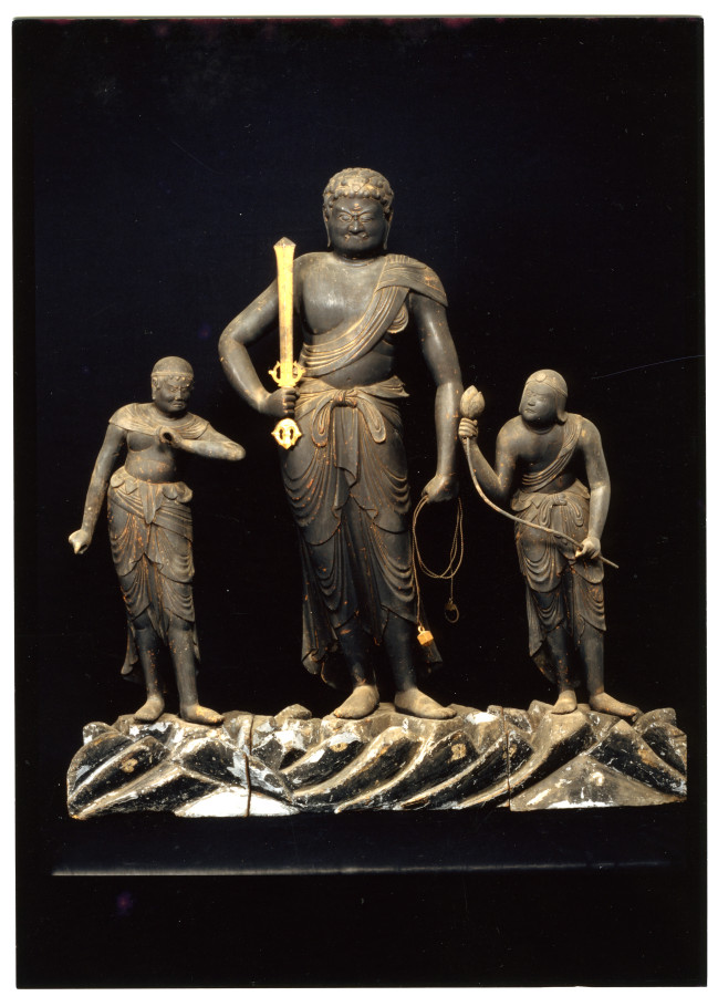 木造 不動明王及二童子立像 – 茨城県教育委員会