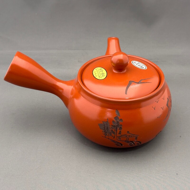 朱泥大きな急須｜茶器・煎茶道具｜京なごみオンラインショップ