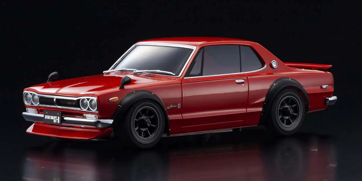 限定品京商ミニッツASC日産スカイライン2000GT-Rレッドハコスカ赤GTR