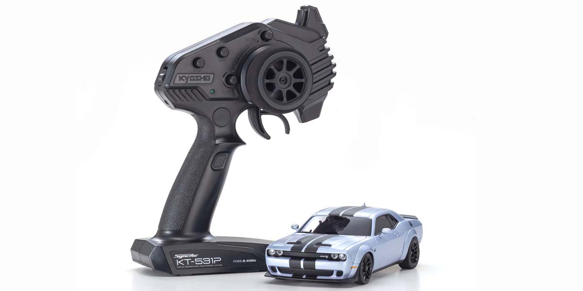 MINI-Z AWD DODGE CHALLENGER SRT HELLCAT REDEYE B5 Blue 32621BL