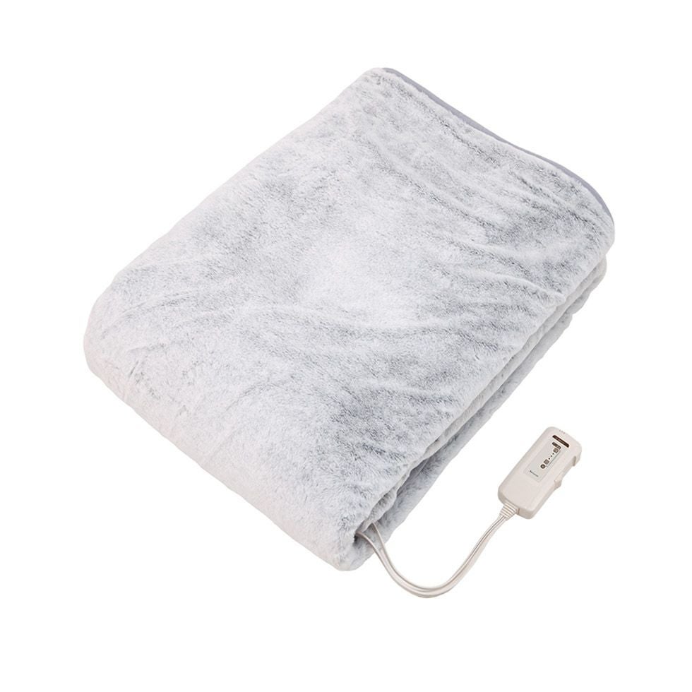 販売終了】ラビットファー調電気掛敷毛布188×120cmKDK-75221R